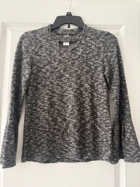 Arizona Jean Company Marled Gray Long-Sleeve Crew Sweater